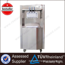 Commercial Kitchen Equipment Three Flavors Used soft ice cream machine